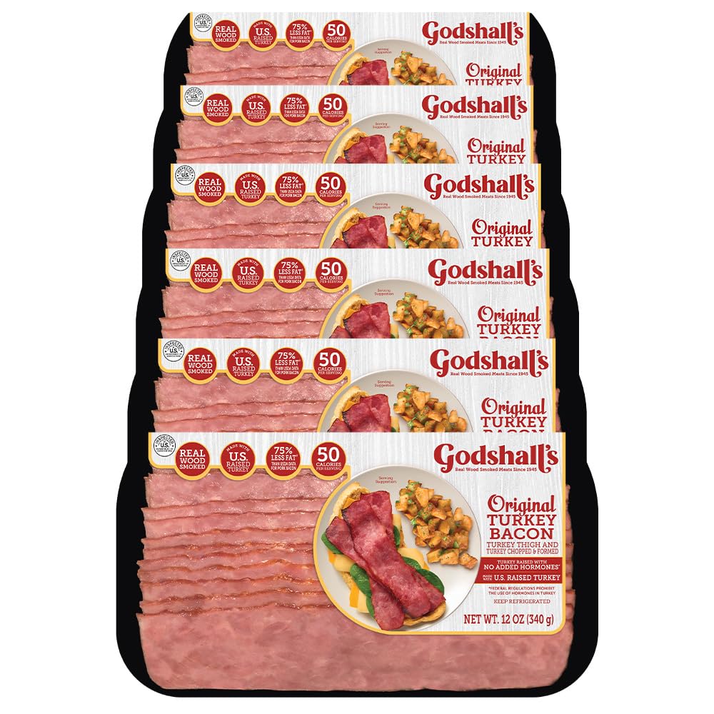 Godshall's 12oz Original Turkey Bacon, 6pk