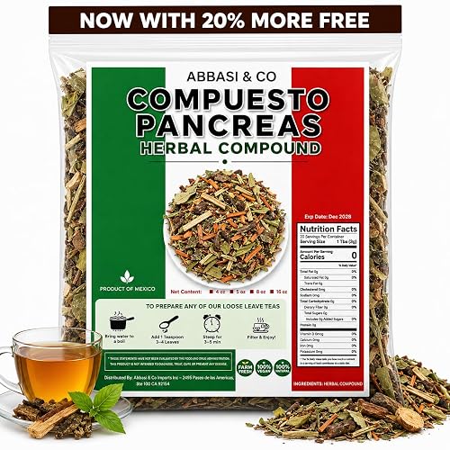 PANCREAS TEA – Supports Mexican Herbal Mixture 4oz Pancreatic Support