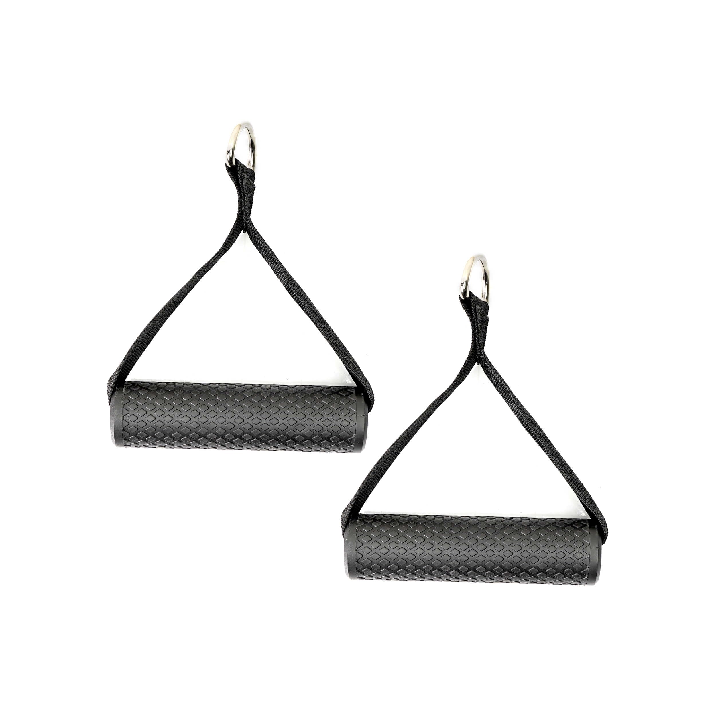 Bullrock Fitness D Cable Handle V3 Rubber | Cable Machine Attachment | Exercise Handle LAT Pulldown |Home and Gym Workout Cable Handles