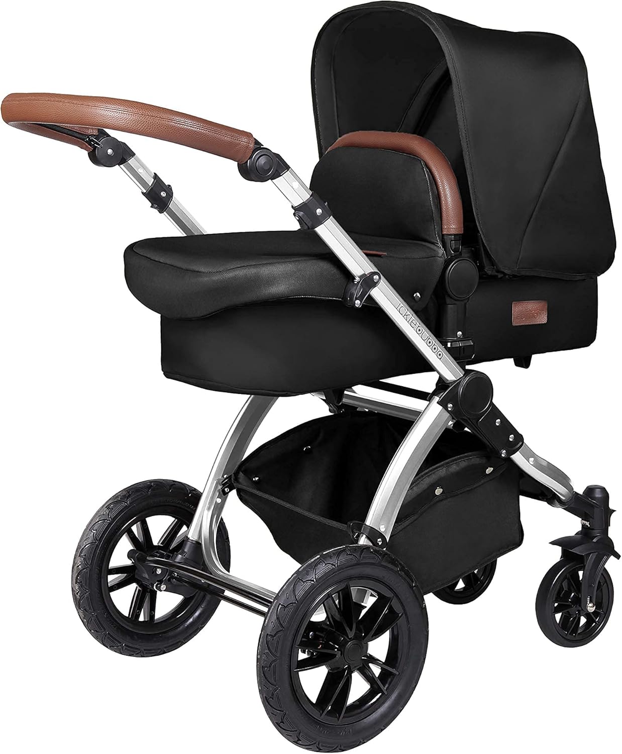 Ickle Bubba Stomp V4 Travel System with Galaxy Car Seat and Isofix Base