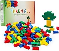 Vista 1 de Taken All 120Pieces Classic Building Bricks Blocks Toy Set 2x4 MOC Building Basic Bricks Parts and Pieces Compatible with Major Brands Construction