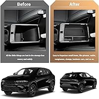 Vista 7 de YEE PIN Organizador de consola central para Dodge Hornet 2023 2024 2025 Hornet GT Organizador de consola del medio Hornet GT Plus Bandeja de consola