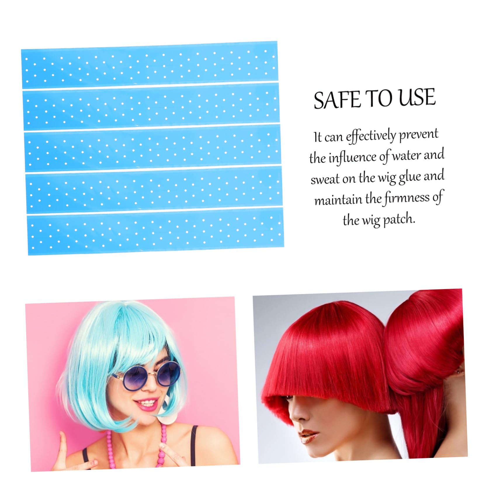 Didiseaon Double Sided Tape for Hair Adhesive Glue Strips for Lace Front Support Tapes