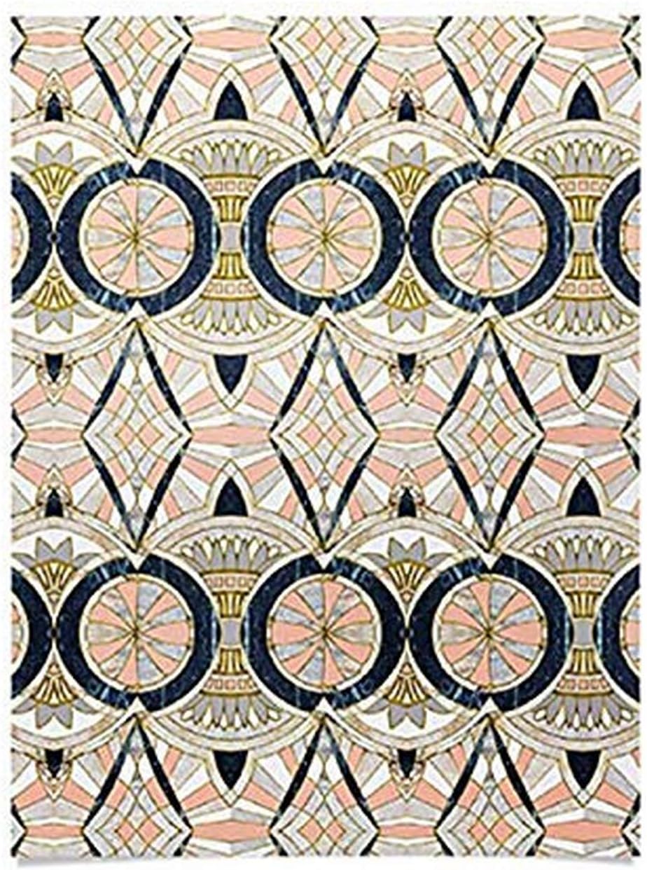 Deny Designs Marta Barragan Camarasa Marble Mosaic Pattern Poster, 18" x 24", Multi