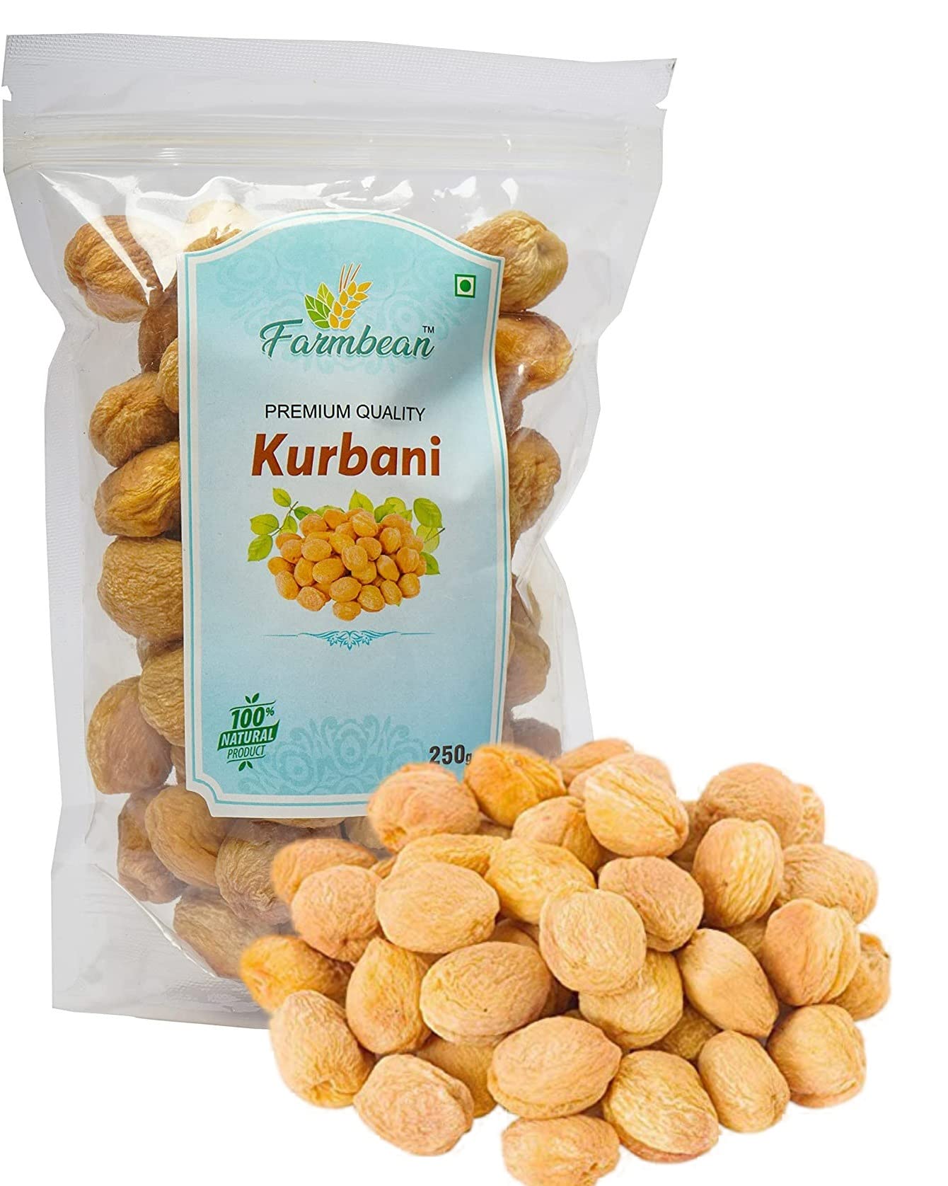 Farmbean Dried Apricots Kurbani - 250 Gms (B09N7RRPX2) Amazon Price History, Amazon Price Tracker