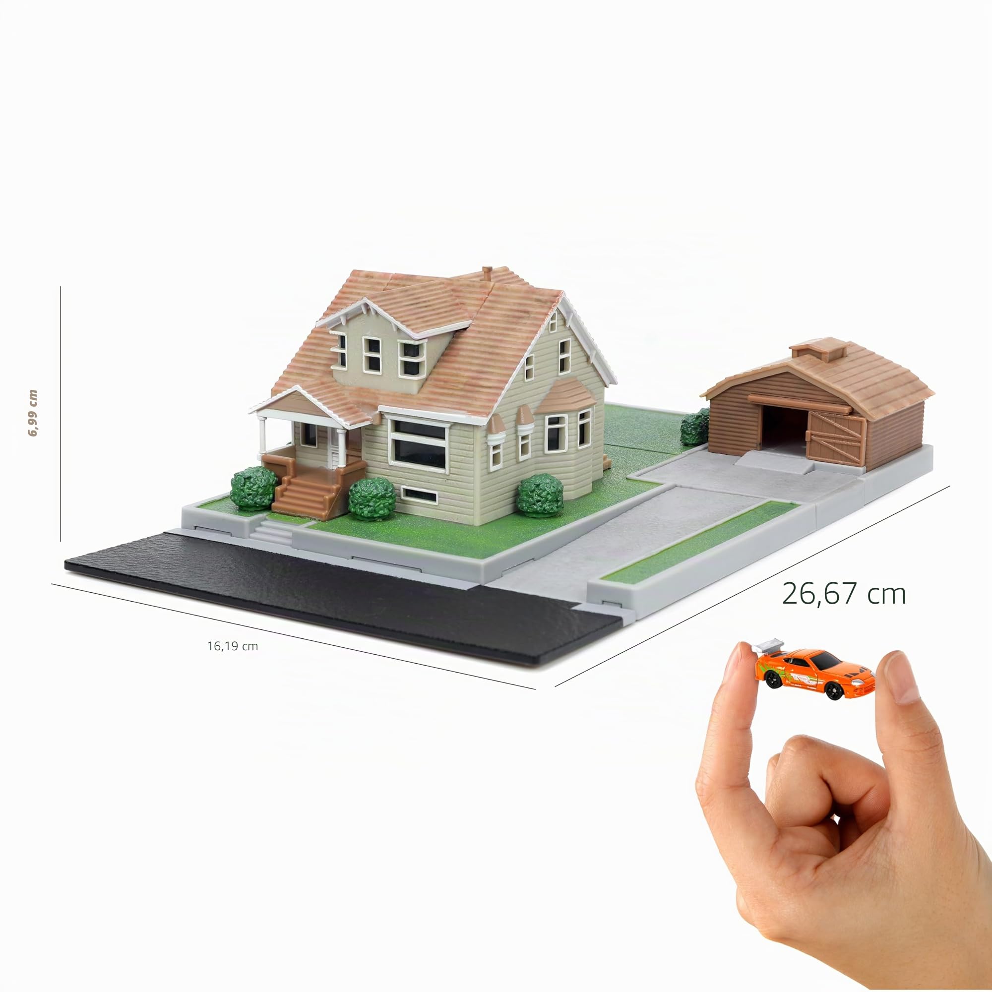 Jada Toys- Coche Miniatura de Colección, 33668OR, Naranja/Negro