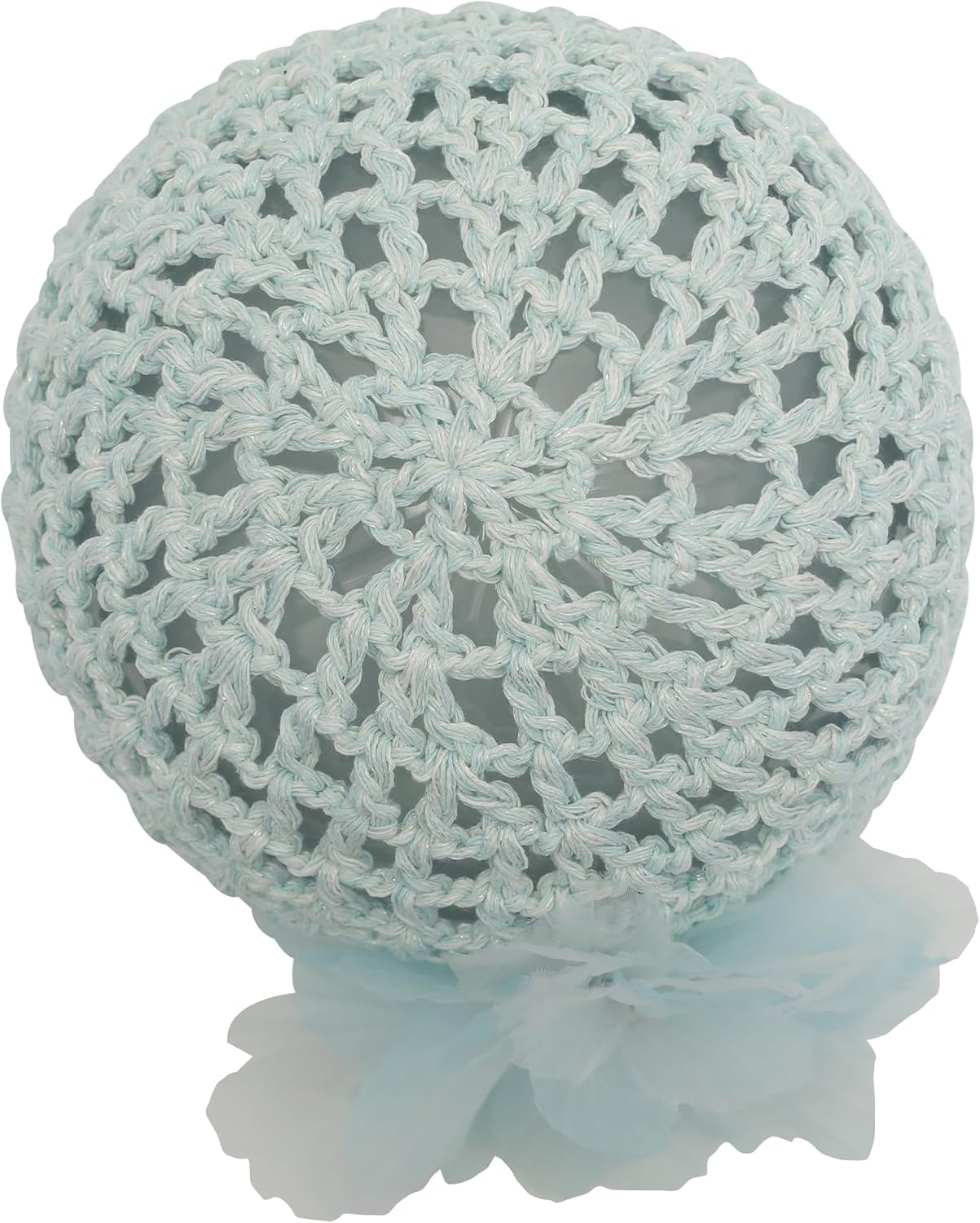 ZLYC Women Crochet Beanie Hat Summer Handmade Knit Decorated Lightweight Skull Cap