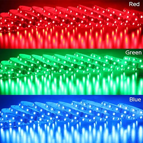 Miniatura 5 de SuperlightingLED Tira de luces LED RGBW de 12 V 4 en 1 de 360  de flexión en forma de S RGB6000 K luz diurna de 164 pies 240 LED regulable RGBW