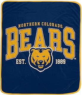 Pegasus Sports Officially Licensed NCAA Vintage Arch Block Ultra Soft Blanket