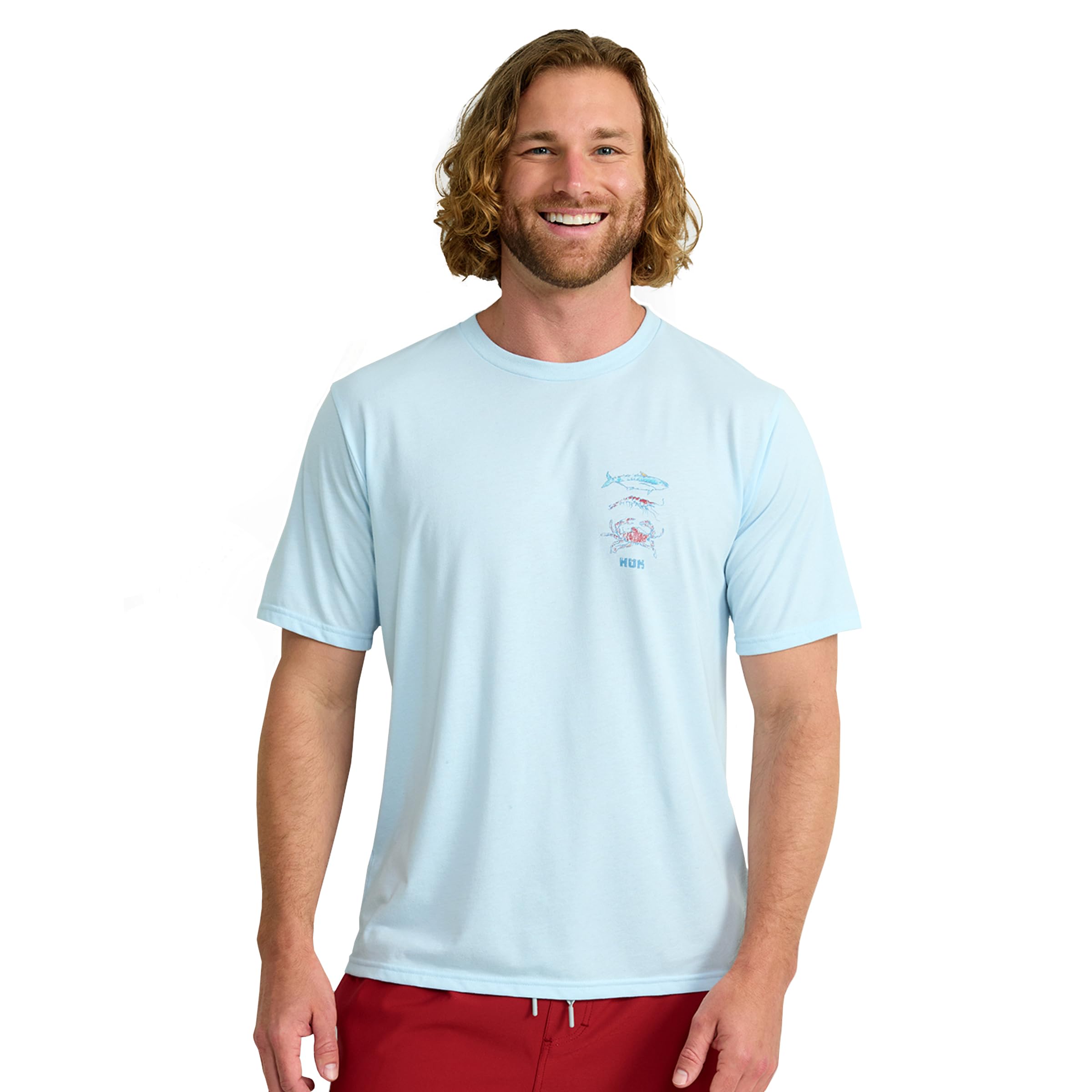 HUK Mens Performance Fishing Logo Tee, Short Sleeve T-Shirt for Men — view 12