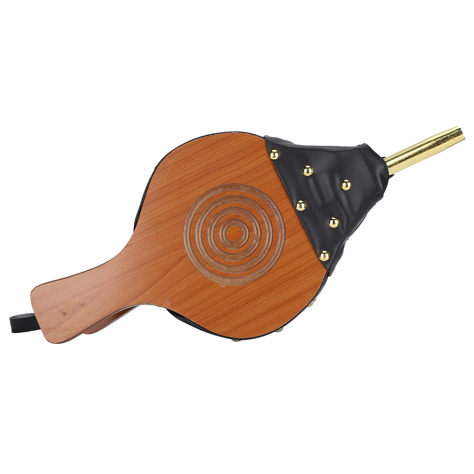 Soffietto per Camino in Legno, soffiatore Manuale per Camino per falò, Barbecue e focolari, Soffietto a Mano ergonomico con Anello di Sospensione per Uso Interno ed Esterno