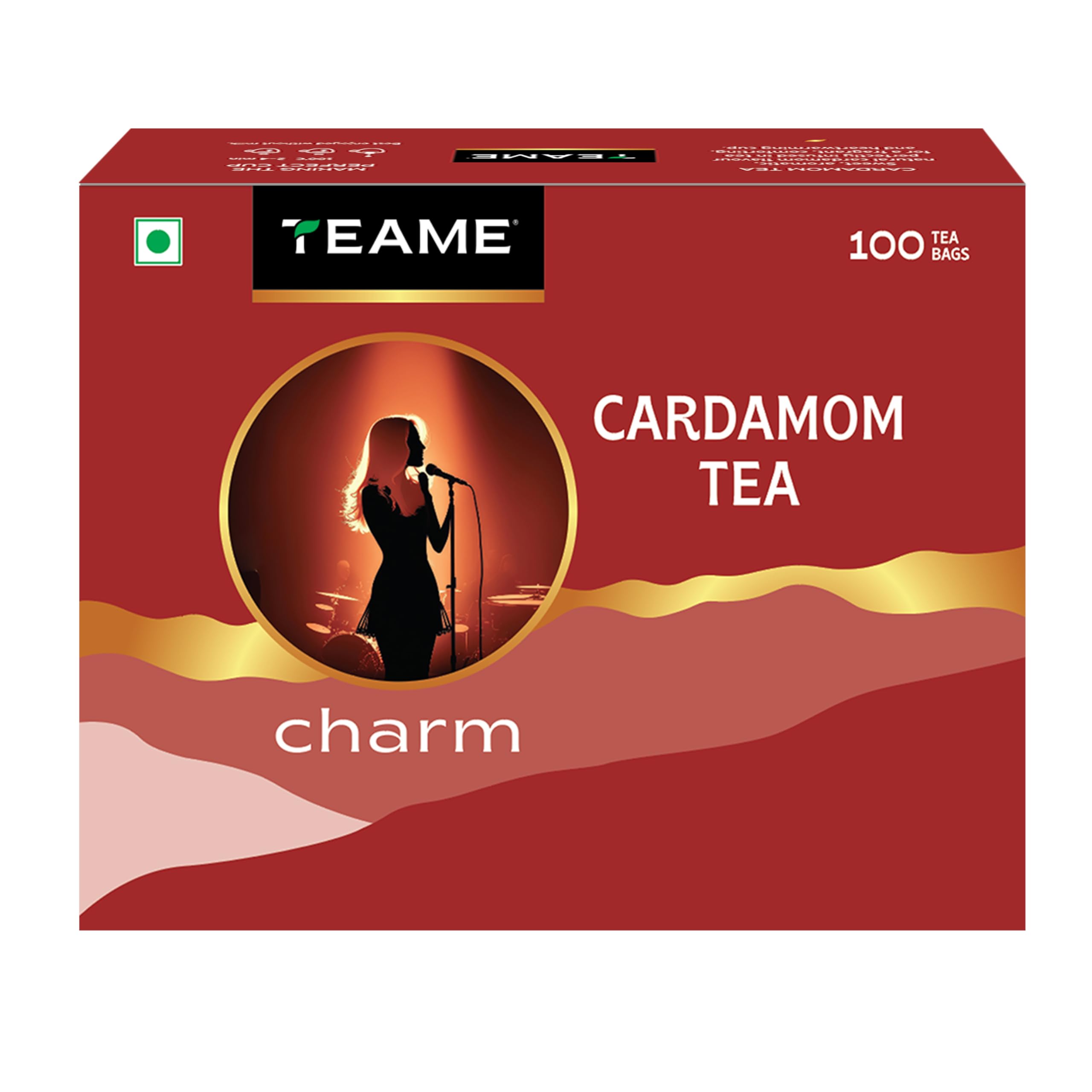 TE-A-ME Cardamom Tea - 100 Tea Bags | Cardamom Tea Bags