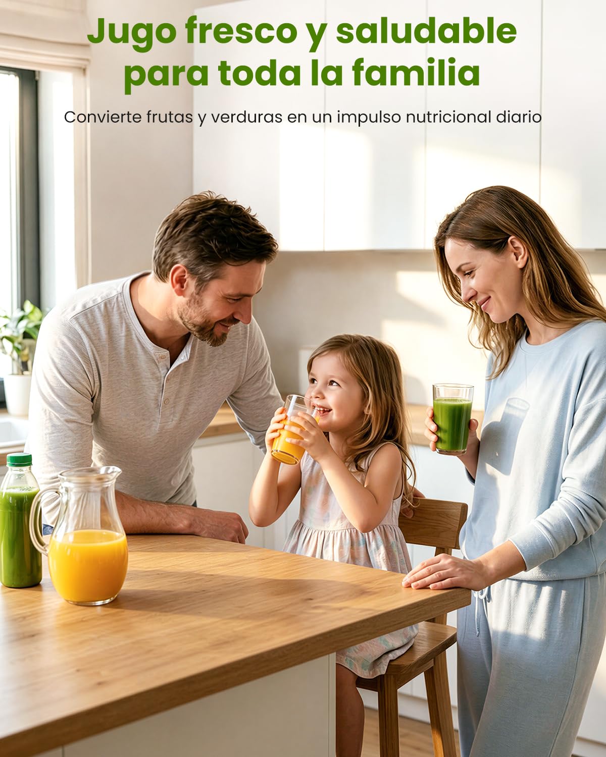 LINKChef Licuadora Slow Juicer con Boca Ancha 130 mm, Extractor de Zumos y Verduras, Capacidad 1,8 L, 250W Juicer Machine Silenciosa con Función Inversa, Fácil de Limpiar, Sin BPA