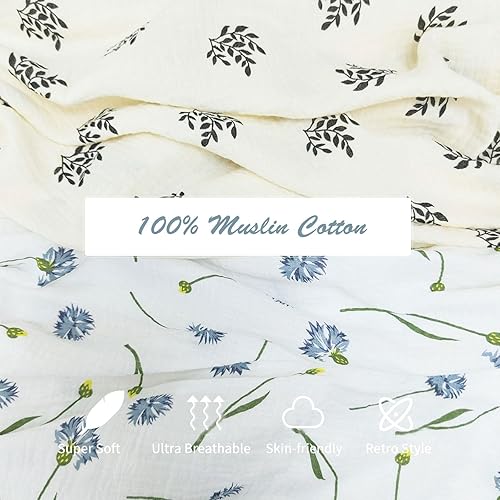 Vista 18 de insular Manta de muselina de algodón para bebé con borla, manta bohemia bohemia de muselina para envolver con flecos, manta de decoración