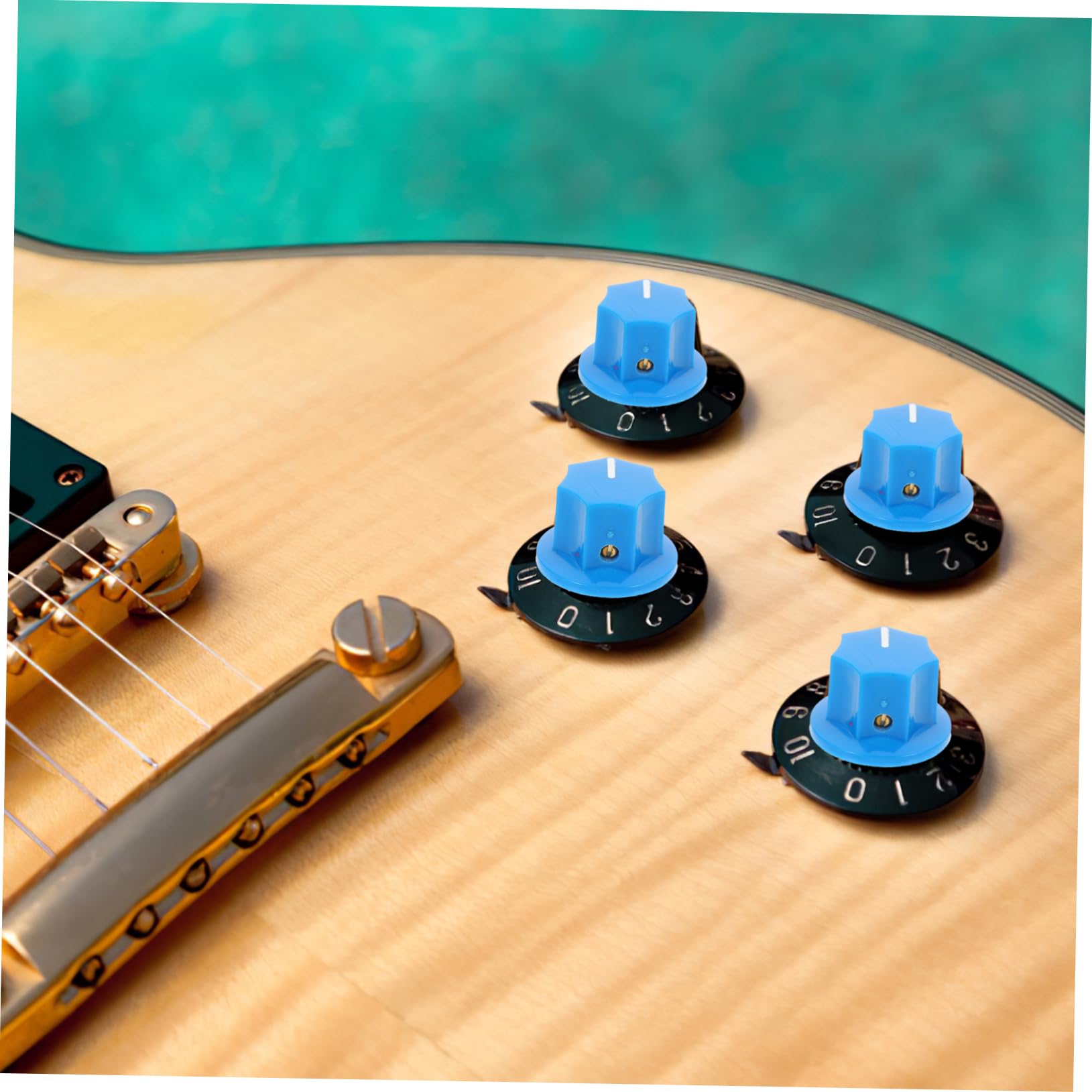 HANABASS 1 Set Mxr Potentiometer Control Knobs Volume Tone Knobs for Guitar Bass Accessories and String Instruments Includes Screwdriver for Easy Installation