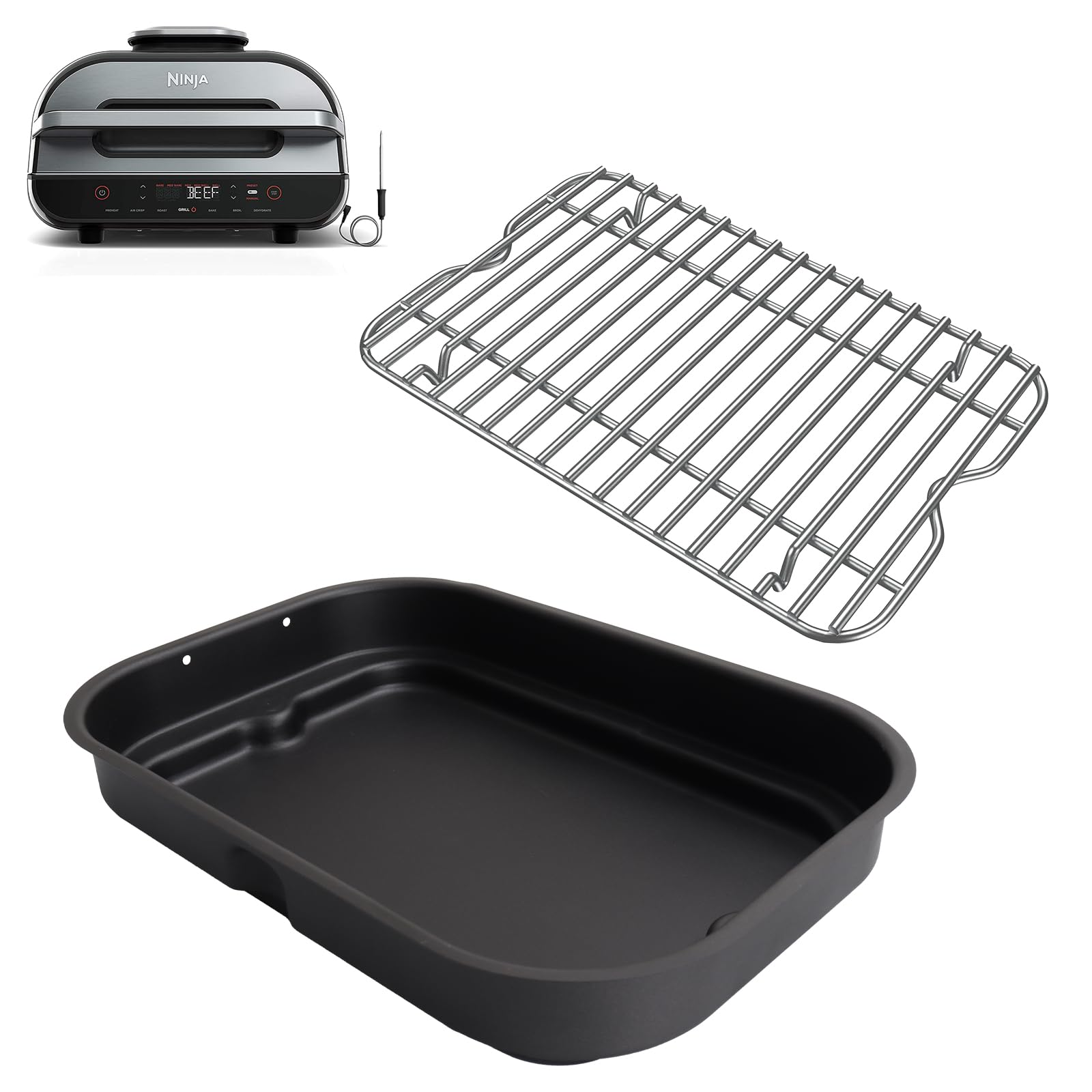 Amazon.com: FG551 Griddle Pan & Roast Rack for Ninja FG551/DG551