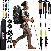 Vista 10 de TrailBuddy Trekking Poles – Lightweight 7075 Aluminum Hiking Poles for Women, Men & Seniors – Collapsible or Foldable Walking Sticks for Travel