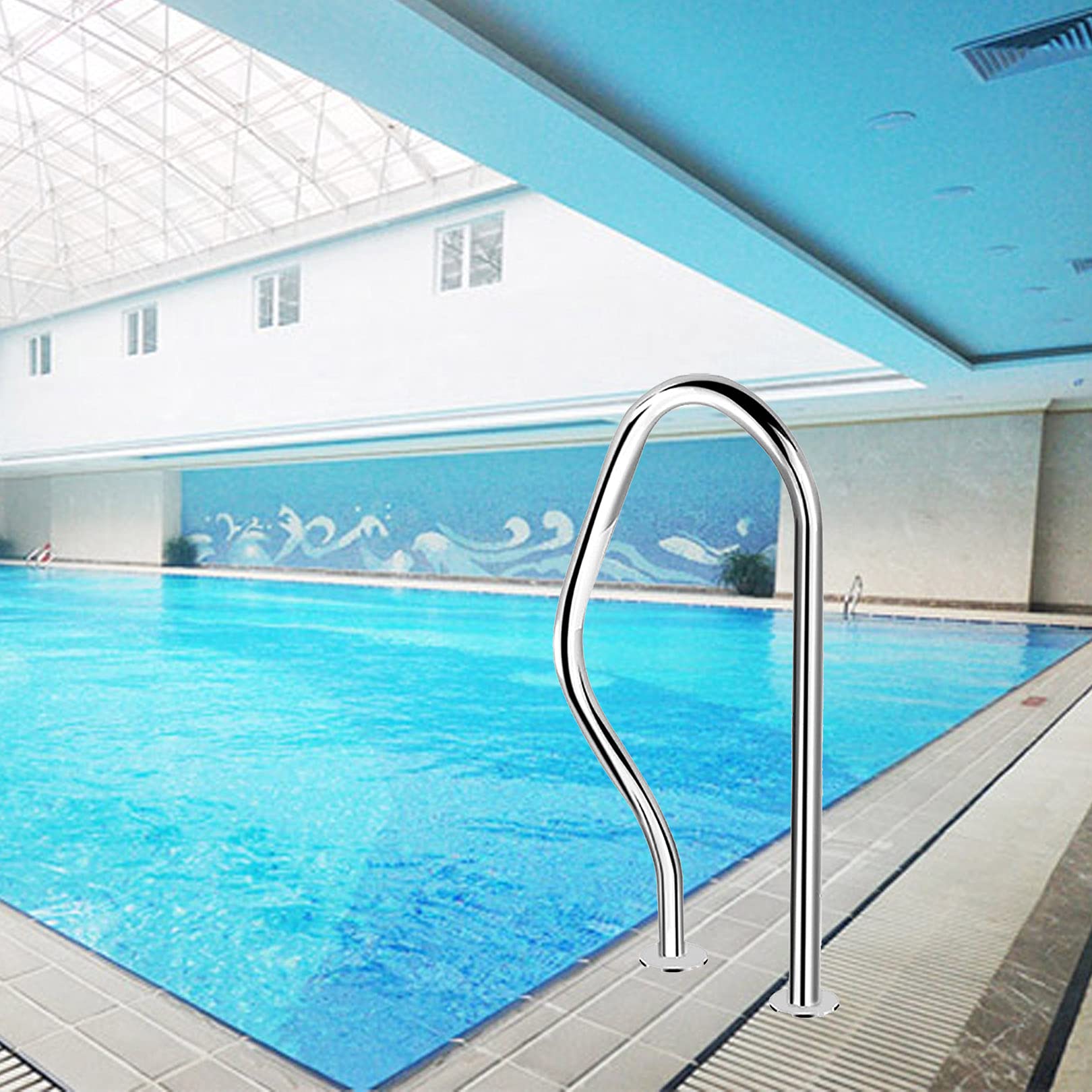 Main courante de piscine en acier inoxydable 304 anti-corrosion durable