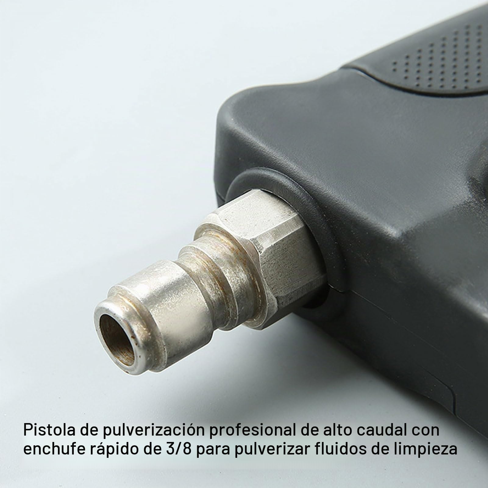 Barra Telescópica de Limpieza a Presión con 4 Cierres de Palanca, 2 Adaptadores de Manguera, 5 Boquillas para Limpiador de Alta Presión, para Canalones, Tejados y Sofits