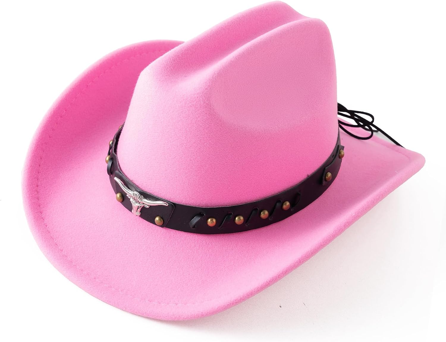 Jastore Kids Boys Cowboy Hat Western Cowgirl Hat for Toddler Leather Belt Buckle Cowgirl Hat for Girls