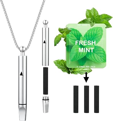 Breathe Free Breathing Necklace with Adjustable Resistance