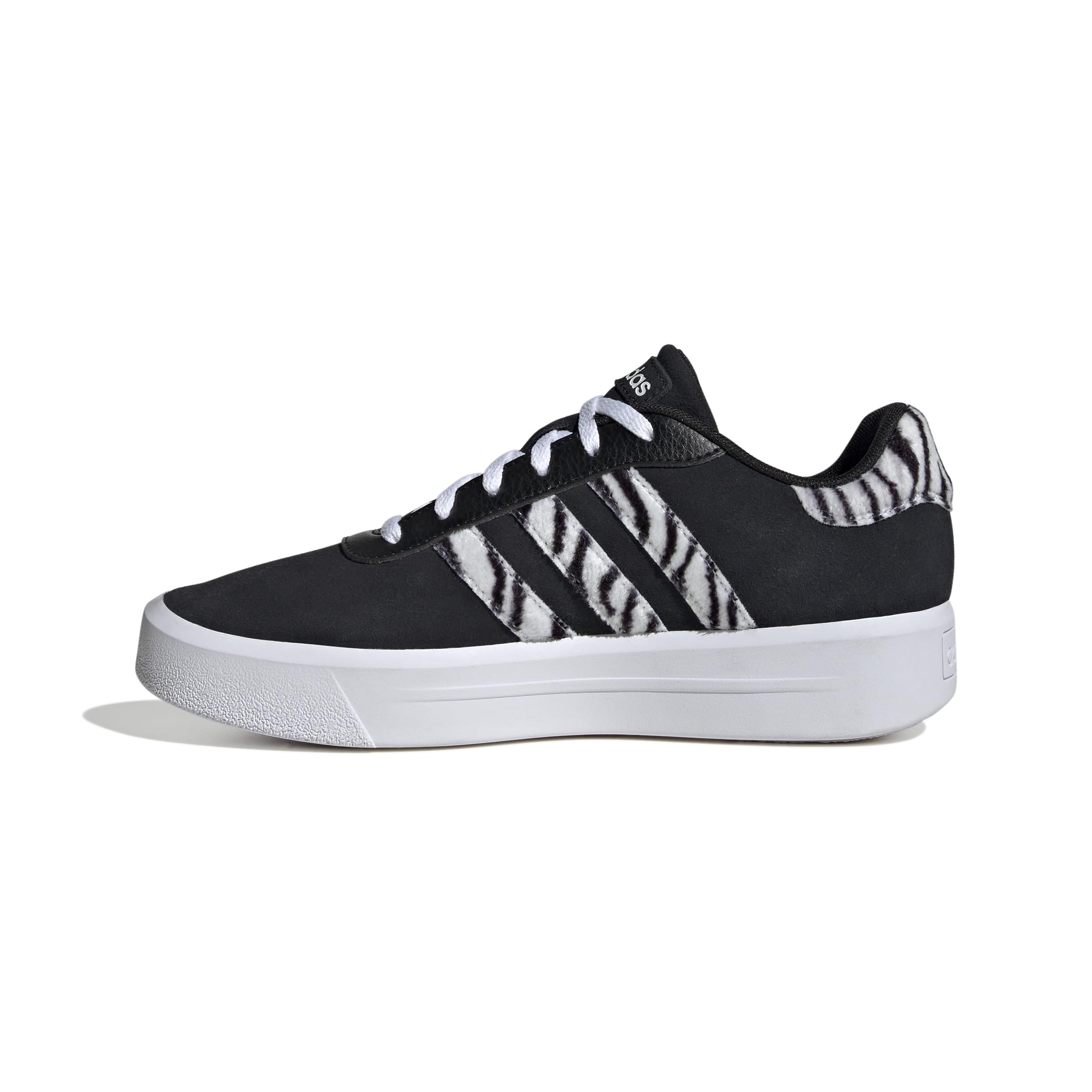 Court Platform Suede Shoes