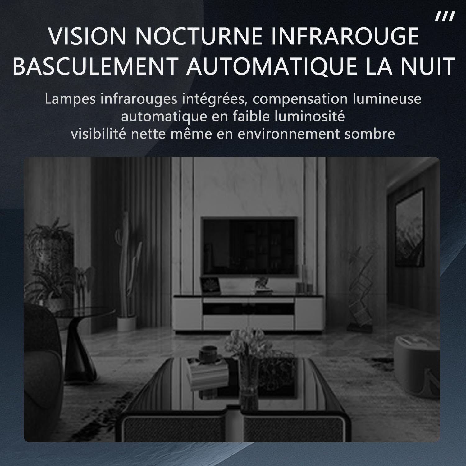 Mini caméra Espion HD 1080P caméra cachée surveillance intérieur extérieur sans WiFi