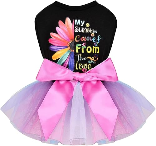 Vestido de cumpleaños para perro, traje para perro con texto en inglés "It's My Birthday", tutú de encaje con lunares para perros pequeños, niñas,