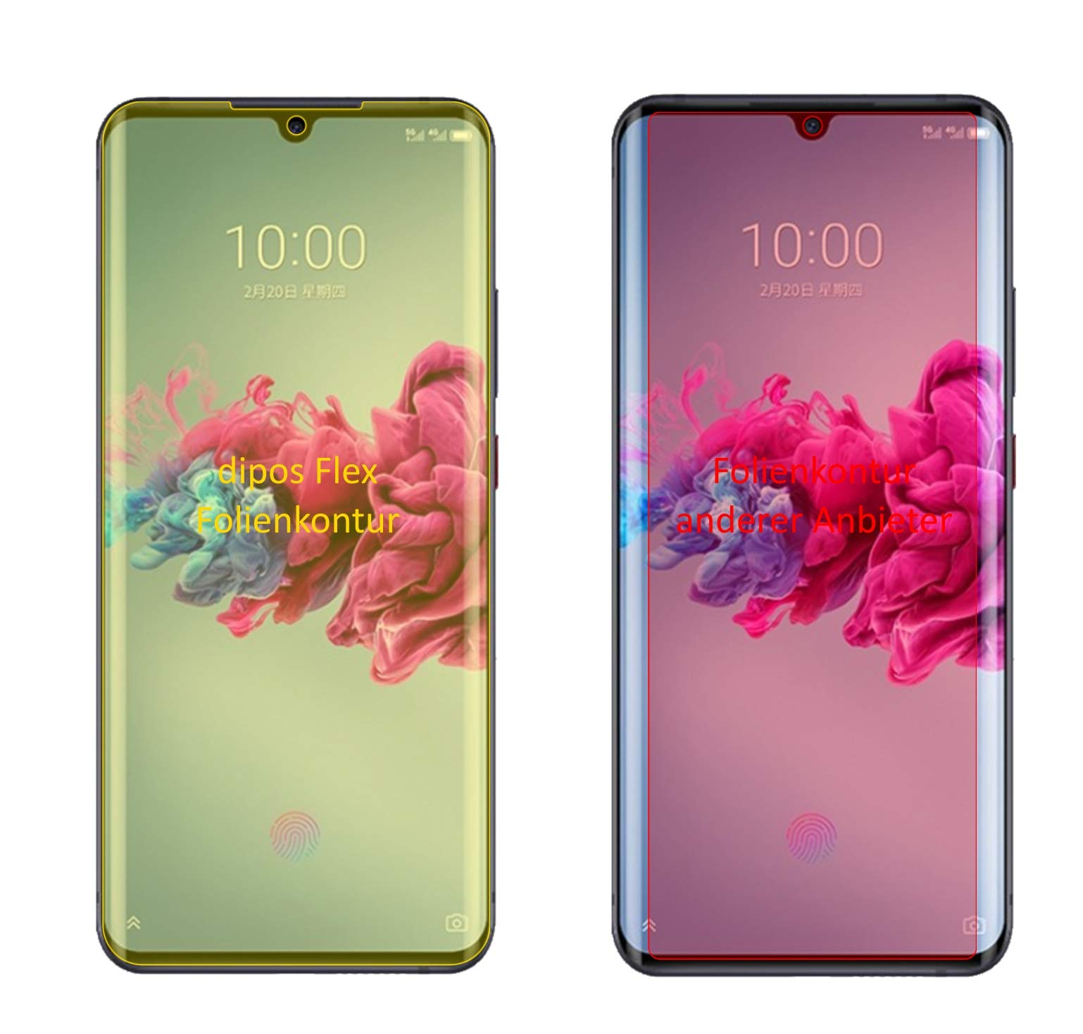 Dipos 5X Pellicola Protettiva Per ZTE Axon 11 – Cristallo Trasparente, Made In Germany