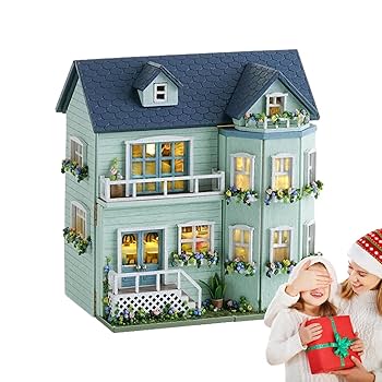 ミニチュアドールハウス　オーダー用 Amazon | LOL-FUN ドールハウス 手作りキットセット ミニチュア