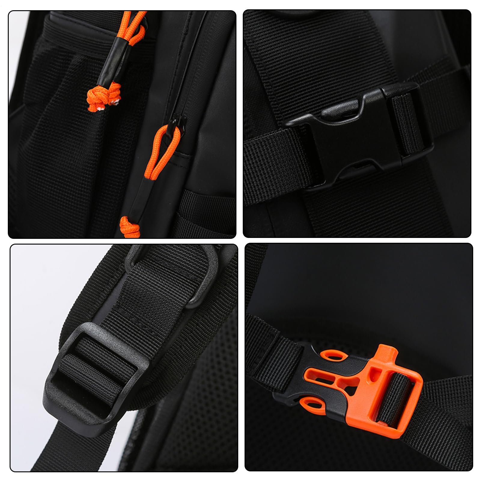 Genérico Mochila De Pesca Con Organizador,Organización Equipo Pesca - Mochila Impermeable Ligera Y Portátil Para Viajes Caza Camping Senderismo En Agua Salada Y Dulce
