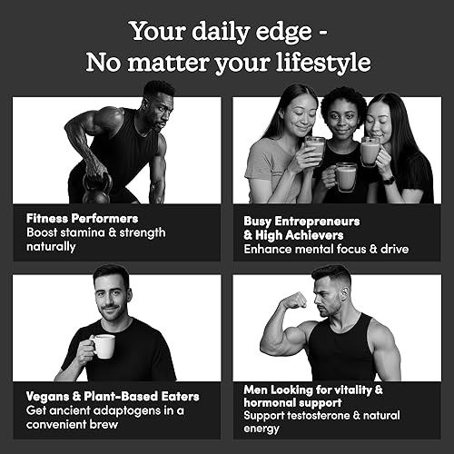 Miniatura 8 de Fully Joe's Shilajit - Café de hongos  Mezcla antigua de superalimentos del Himalaya con leche orgánica de arábica y coco  Apoyo de energía,