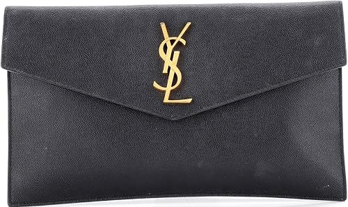 Saint Laurent, Pre-Loved Uptown Pouch, Black