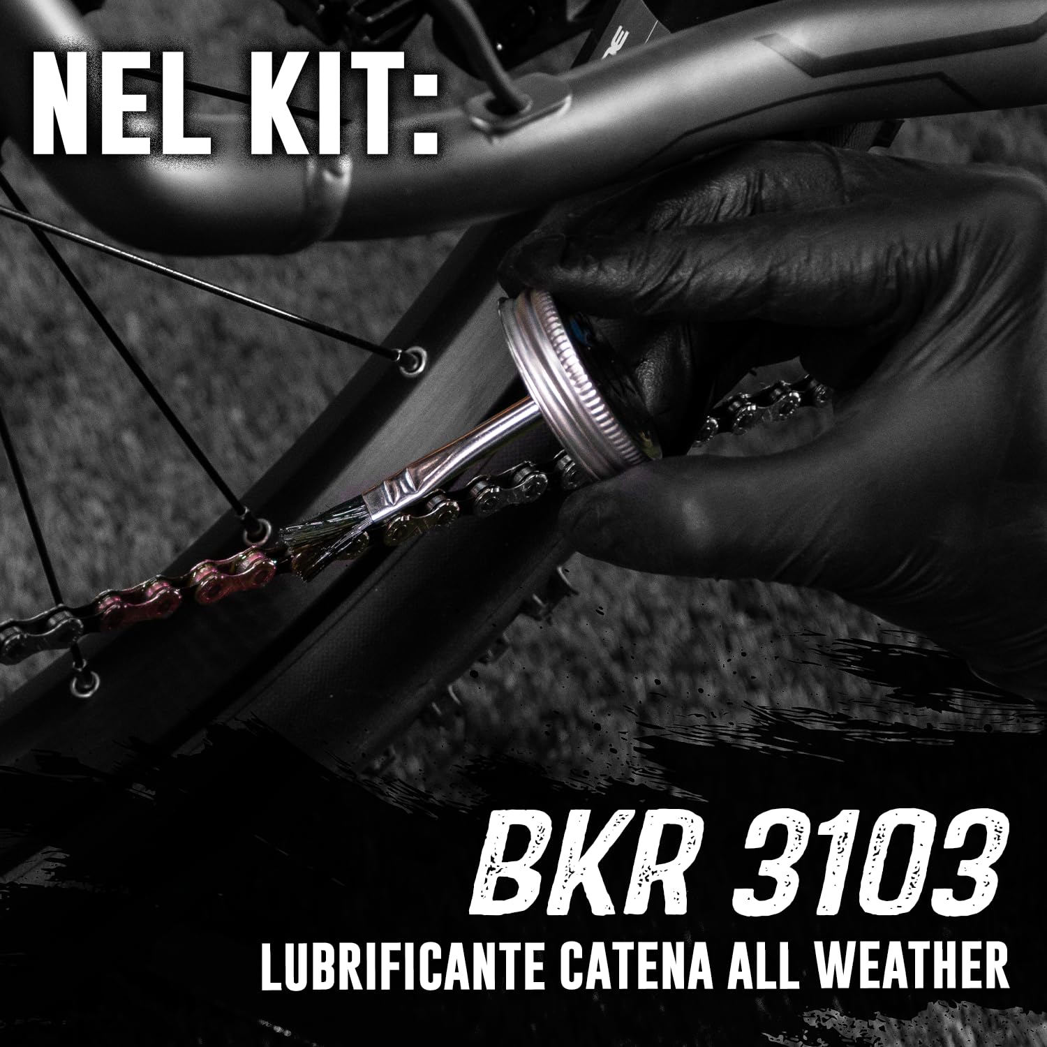 ERRECOM BIKE KIT - TORQUATO TESTA STARTER KIT - con T-Shirt e Sticker Esclusivi, include Detergente Bio Bici, Sgrassante Catena Alta Pressione, Lubrificante Catena Dry e All Weather