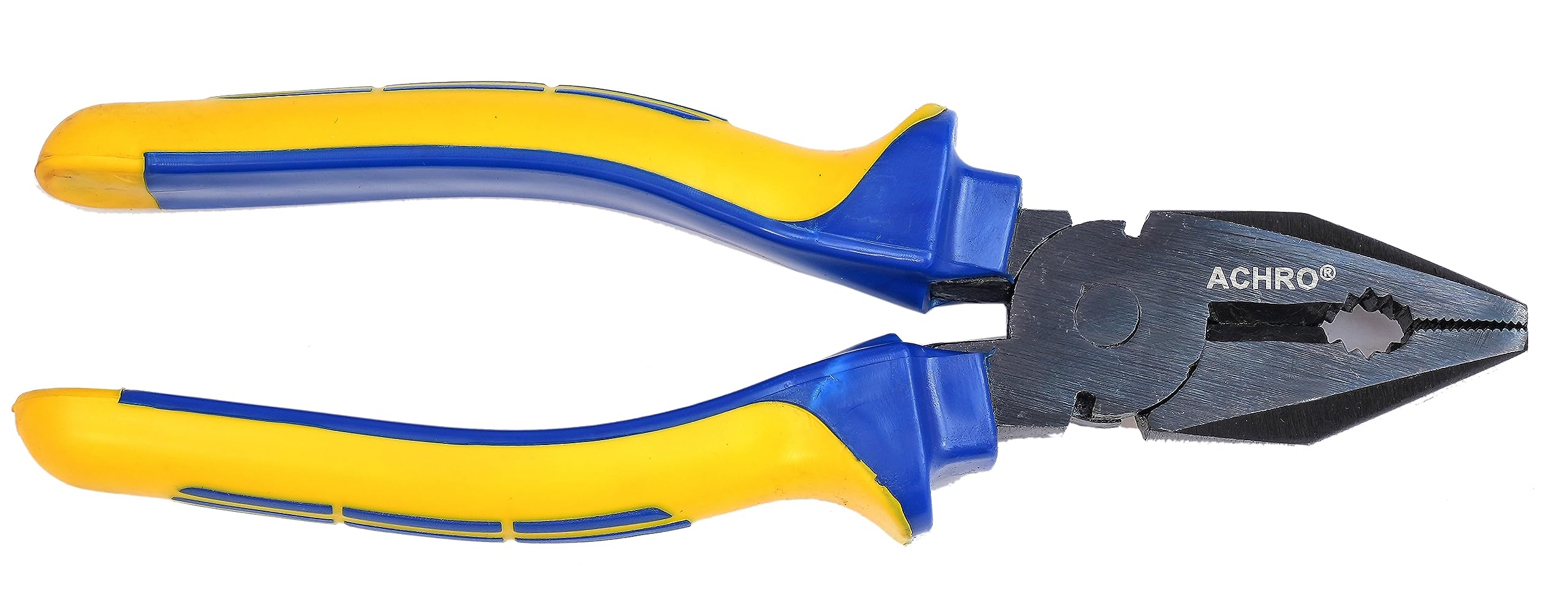 ACHRO 8 Inch Combination Plier Sturdy Steel with Anti-Rust properties for gripping, holding and cutting wires, BLACK HARDNED FOR LONG LIFE Plier for Cutting, Bending |Length: 200 mm (8 Inch) 3
