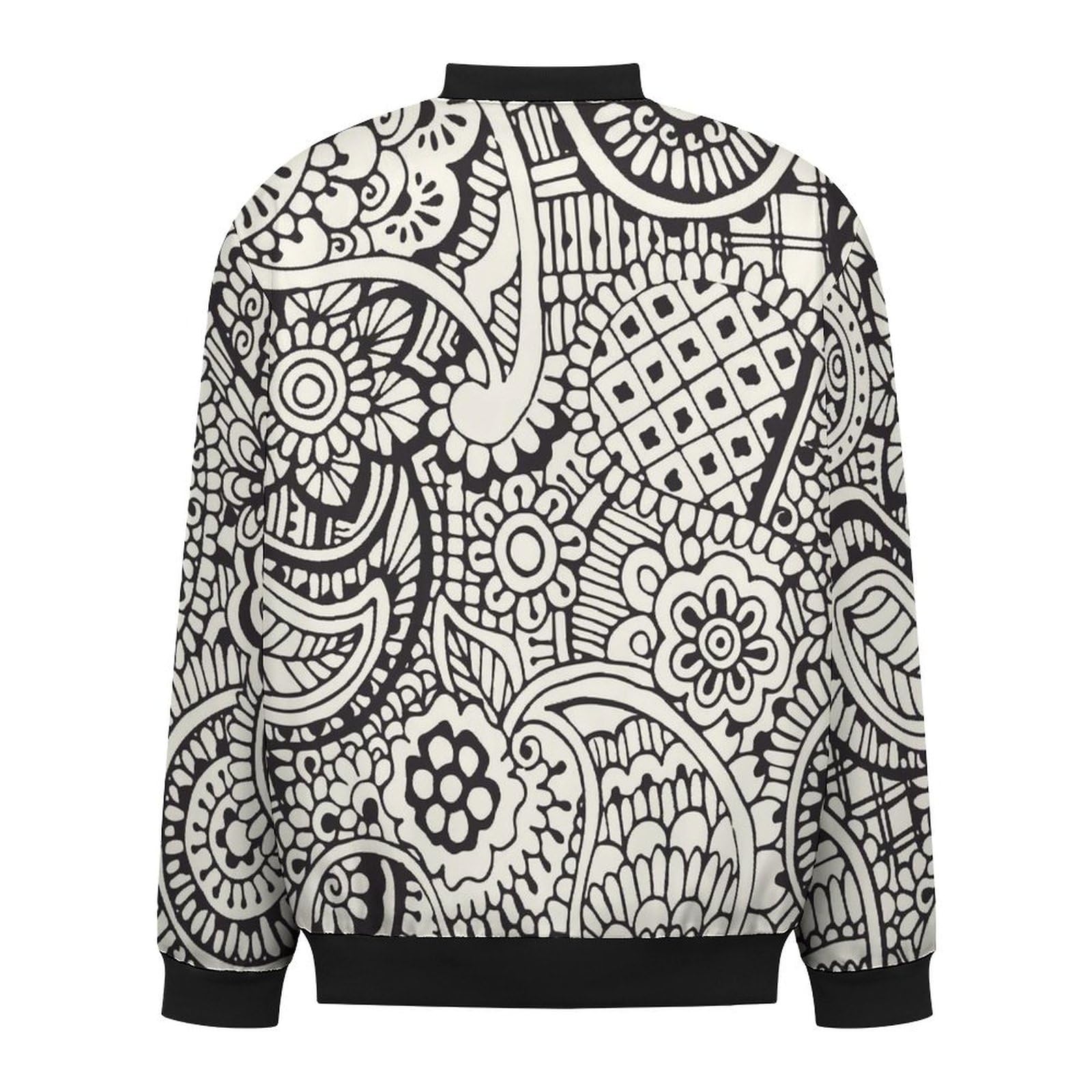 Amazon.co.jp: ジャケット ペイズリー柄 カーディガン ブルゾン