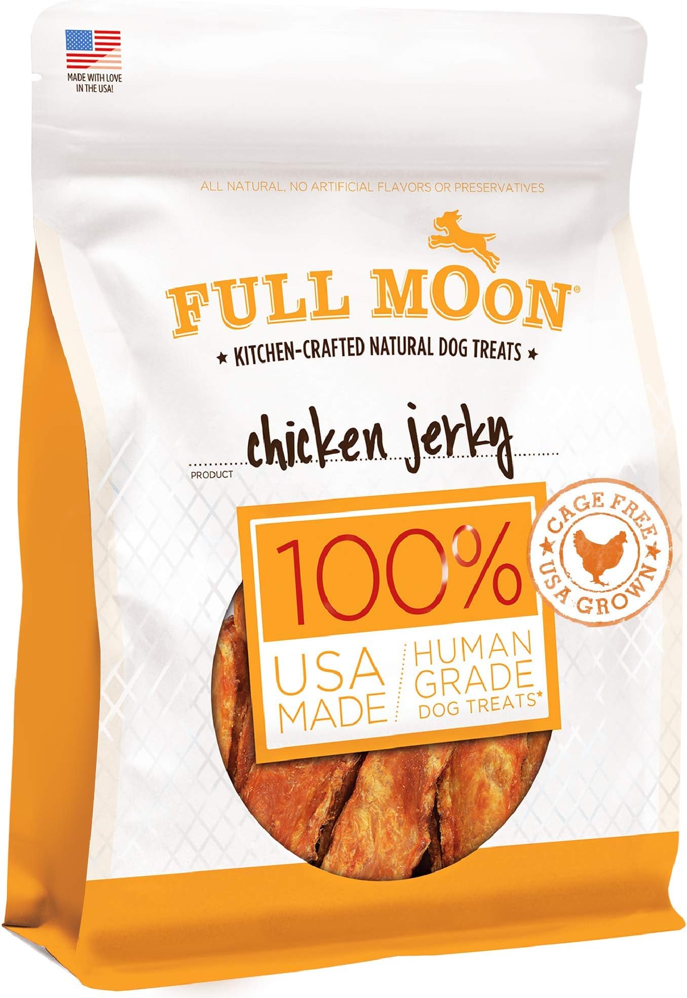 Full Moon Chicken Jerky Healthy All Natural Dog Treats Human Grade For Hip And