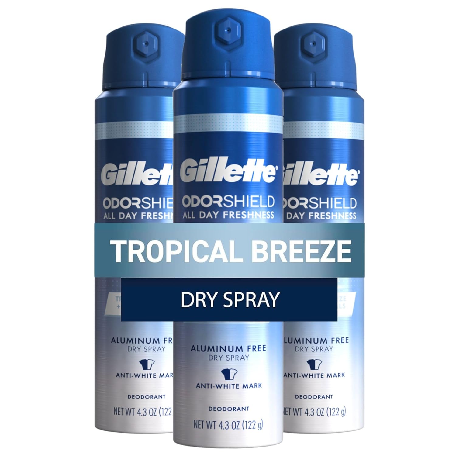 Gillette Aluminum Free Deodorant for Men, Dry Spray