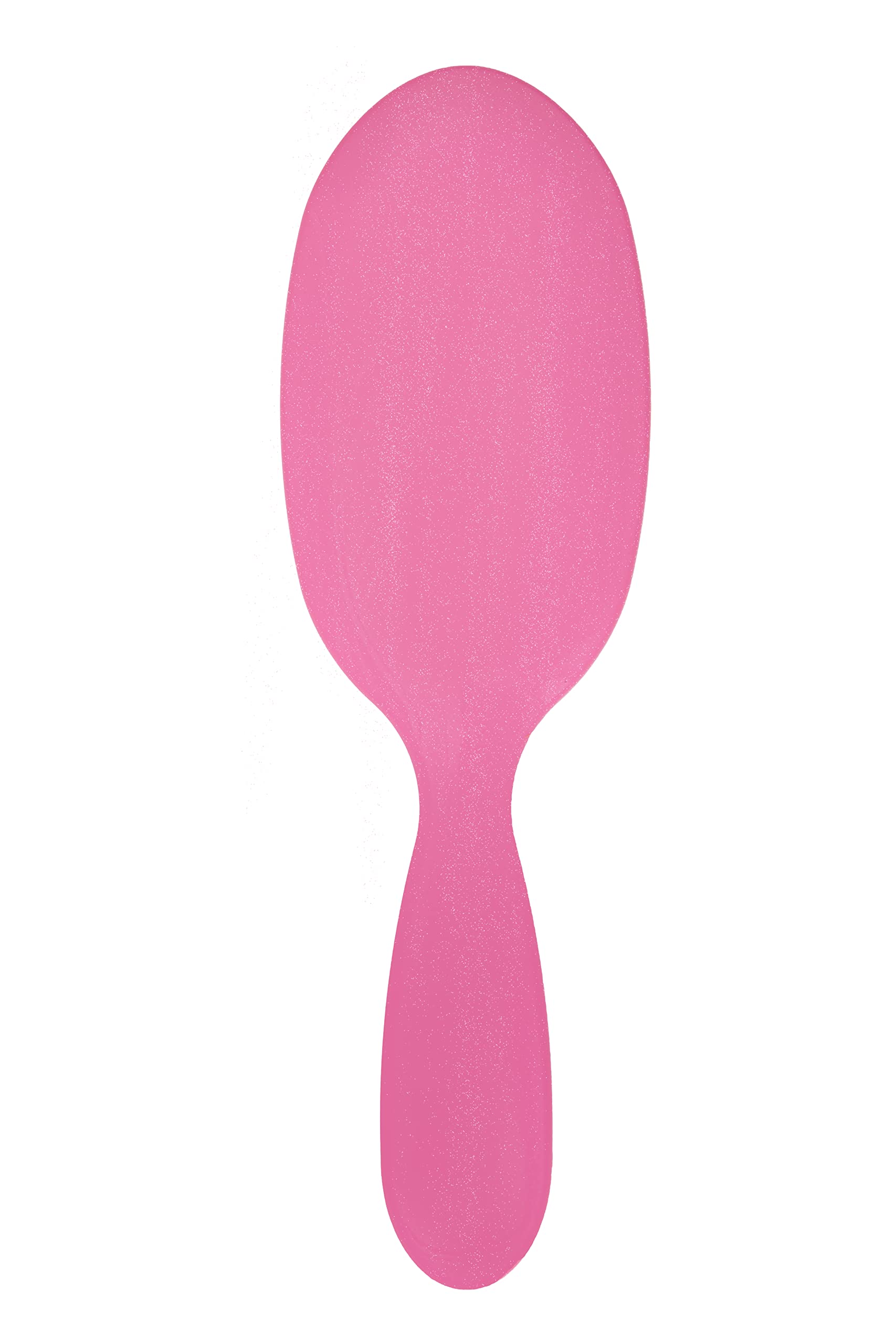 Rock & Ruddle Spazzola per capelli naturale in pura setola per donne e bambini (grande, 21 cm), capelli bagnati o asciutti, districante lisciante - prodotta nel Regno Unito - Design rosa solletico