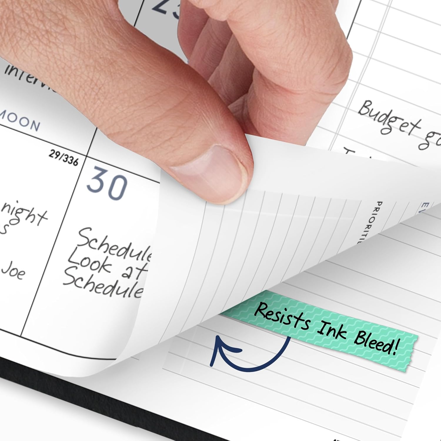AT-A-GLANCE 2027 Appointment Book Planner, Weekly & Monthly, 8.25" x 11", Half-Hourly, Contemporary, Black (70950X0527)
