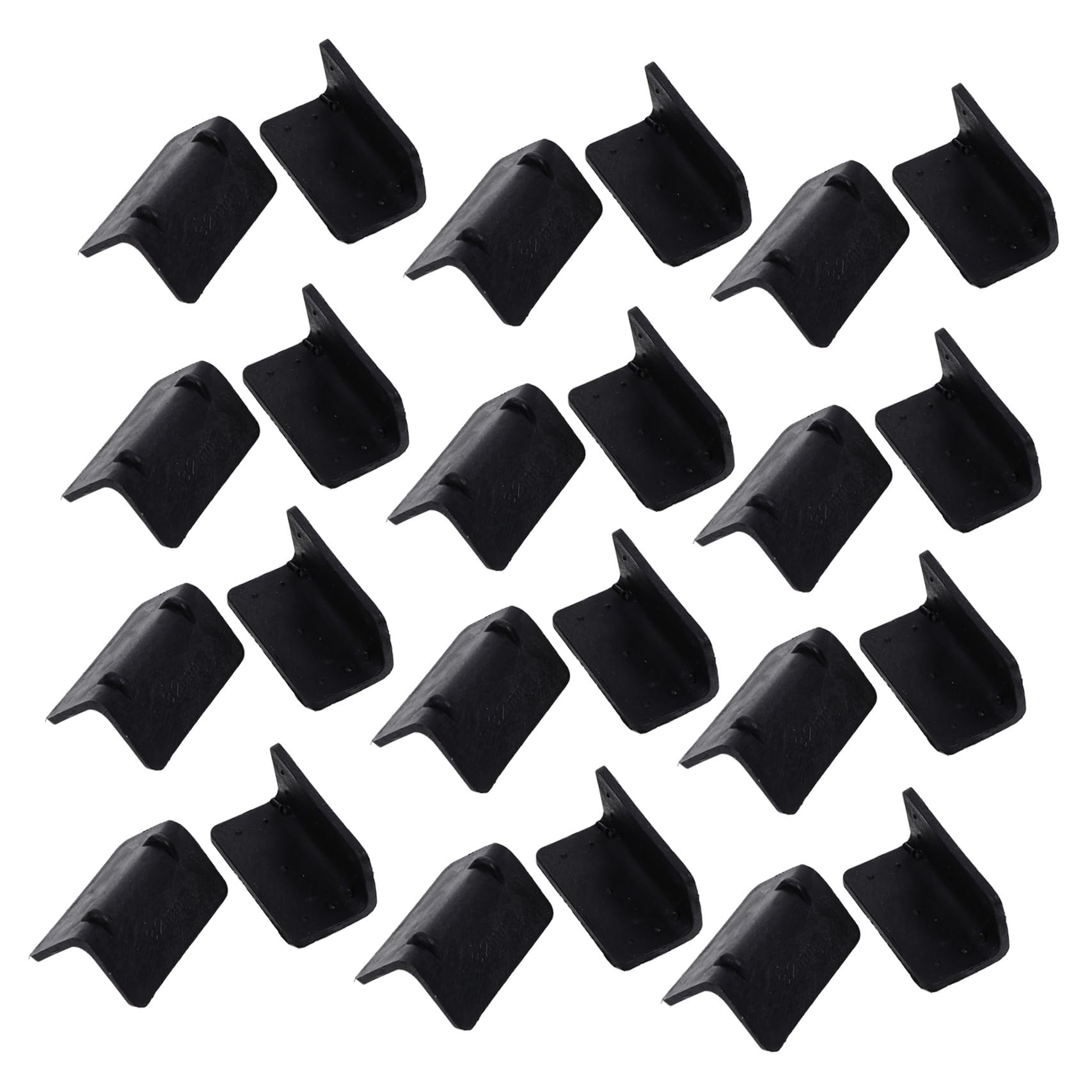 Luxshiny 100 Protecteurs De Bord en Plastique 2.17X1.18X1.18In Protection d'angle pour Cargaison avec Répartition Uniforme De La Pression Protège Feuillard Et Palette pour Transport Et Stockage