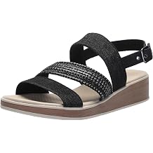 BZees Women's Bravo Casual Strappy Wedge SandalsSandal