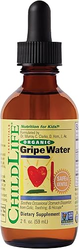 Miniatura 8 de CHILDLIFE ESSENTIALS Agua de agarre orgánica, alivia las molestias estomacales ocasionales asociadas con cólicos, dentición e hipo en bebés y niños,
