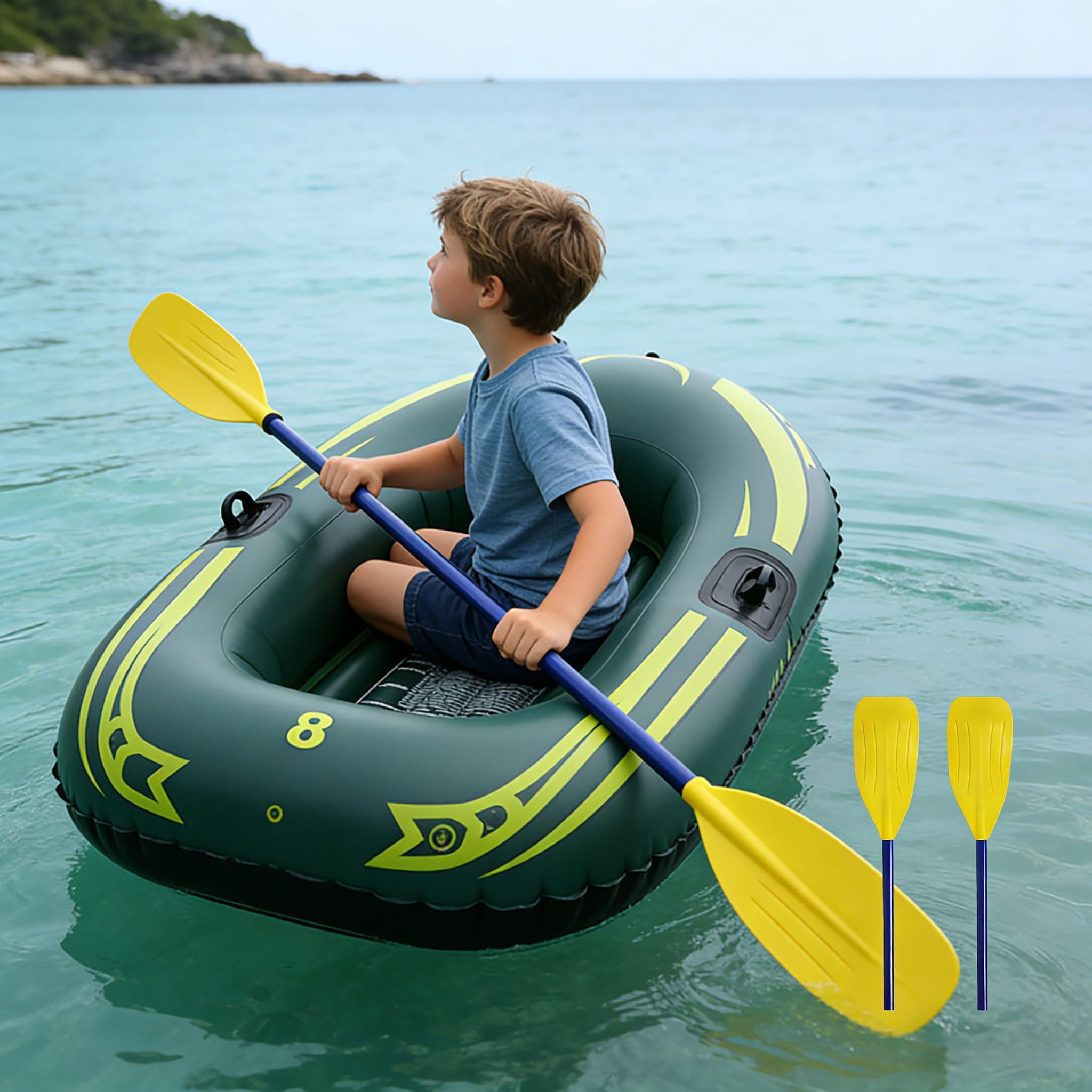 Véhicule gonflable compact, adapté aux petits, montre la qualité naturelle et les flotteurs d'eau rapides pour la saison