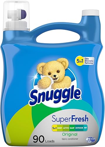 Snuggle Plus - Suavizante líquido para ropa de aroma Super Fresh