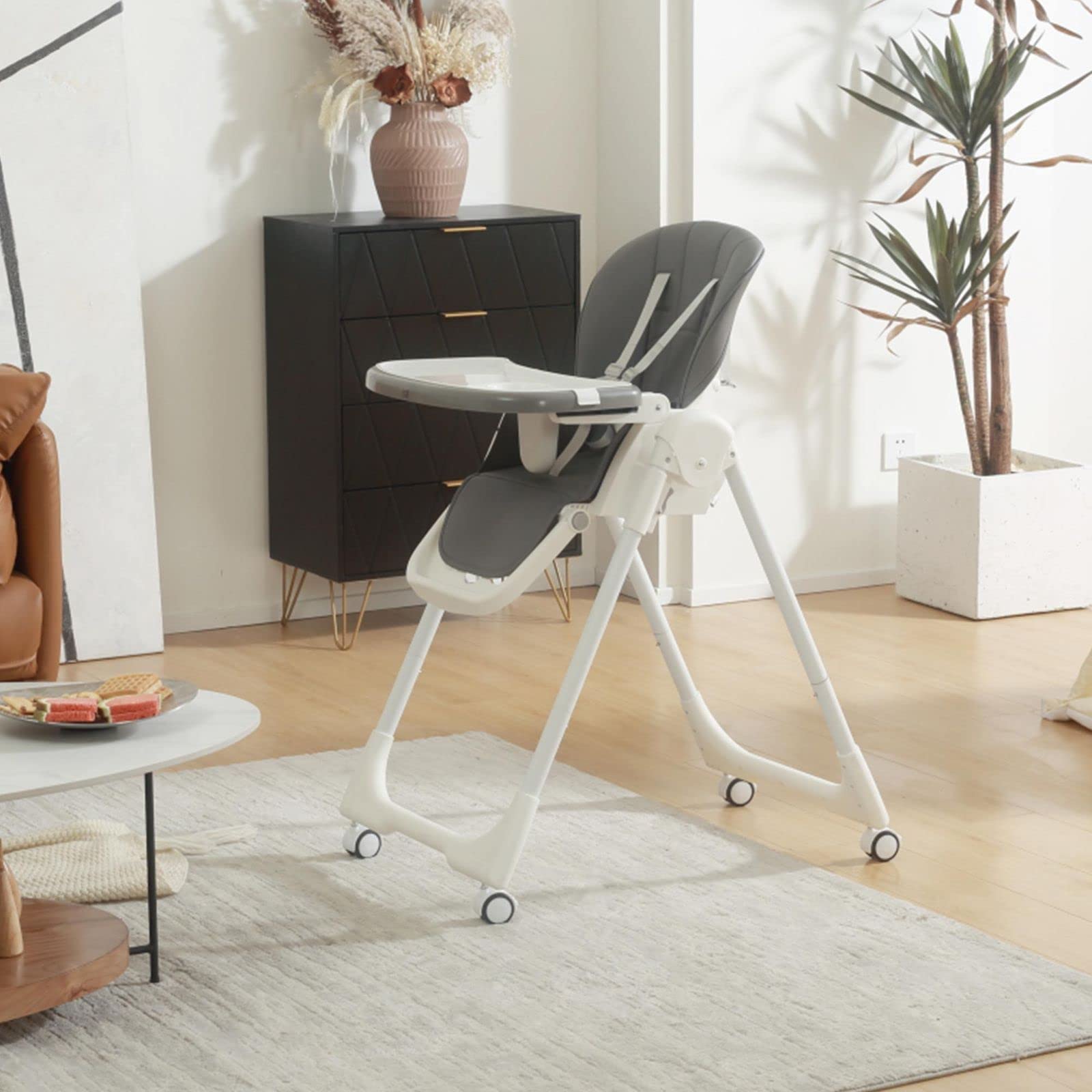 Baby Vivo Trona de bebe Silla para Niños con Bandeja para Niño de 6 meses a 3 años Tippy Stardust