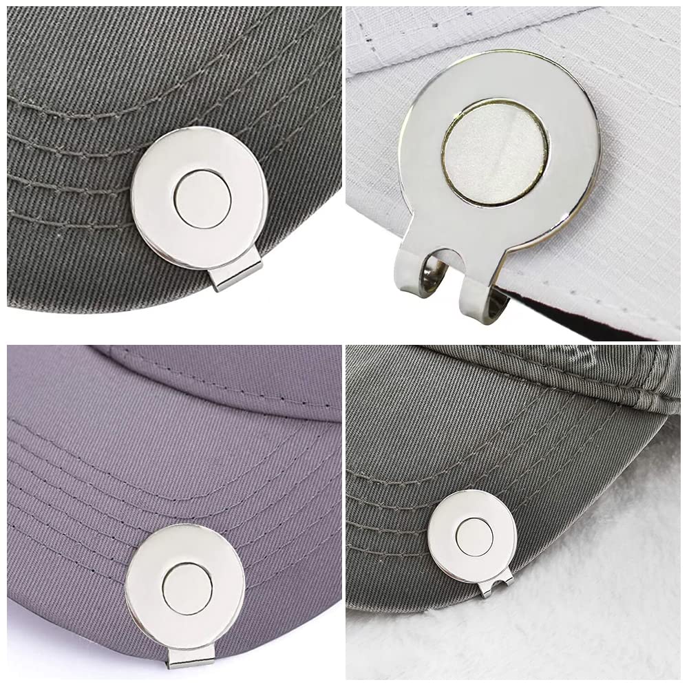 Marcatori per Palline da Golf Clip per Cappello Magnetica Forte Magnete