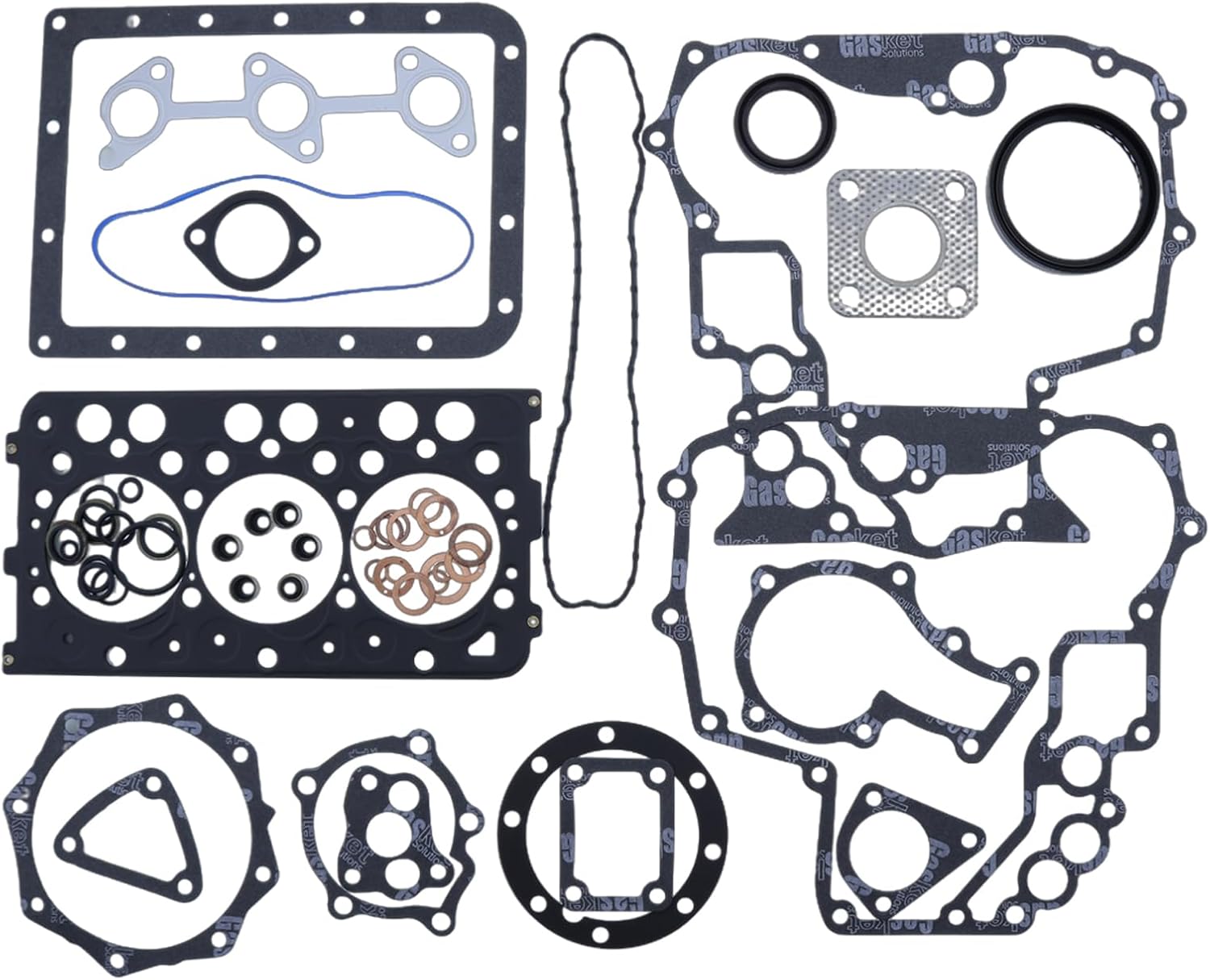 FridayParts D782 D722 Engine Overhaul Gasket Kit Compatible for Kubota Engine Bobcat 320 322 Replacement