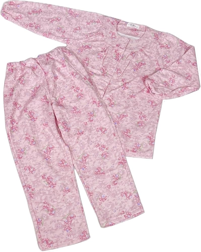 trust map 介護用パジャマ Mサイズ 花柄　３枚 Amazon.co.jp: [trust map] 介護 パジャマ レディース ワンタッチ