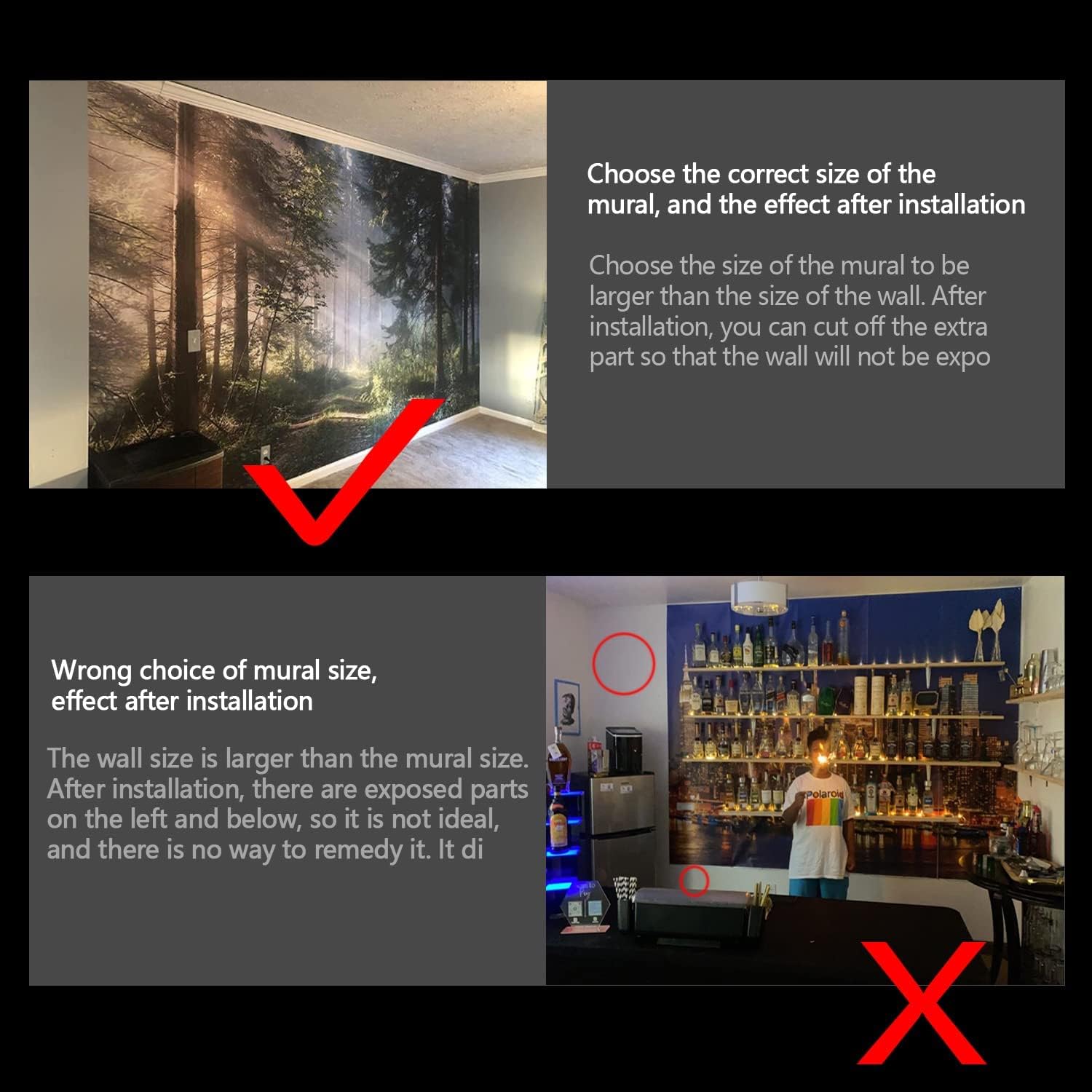 Fightal New York City - Manhattan Skyline Mural Wall Decoration Large Wall Mural Living Room Bedroom Wallpaper-108x 075 inches（its not a Sticker） : Tools & Home Improvement